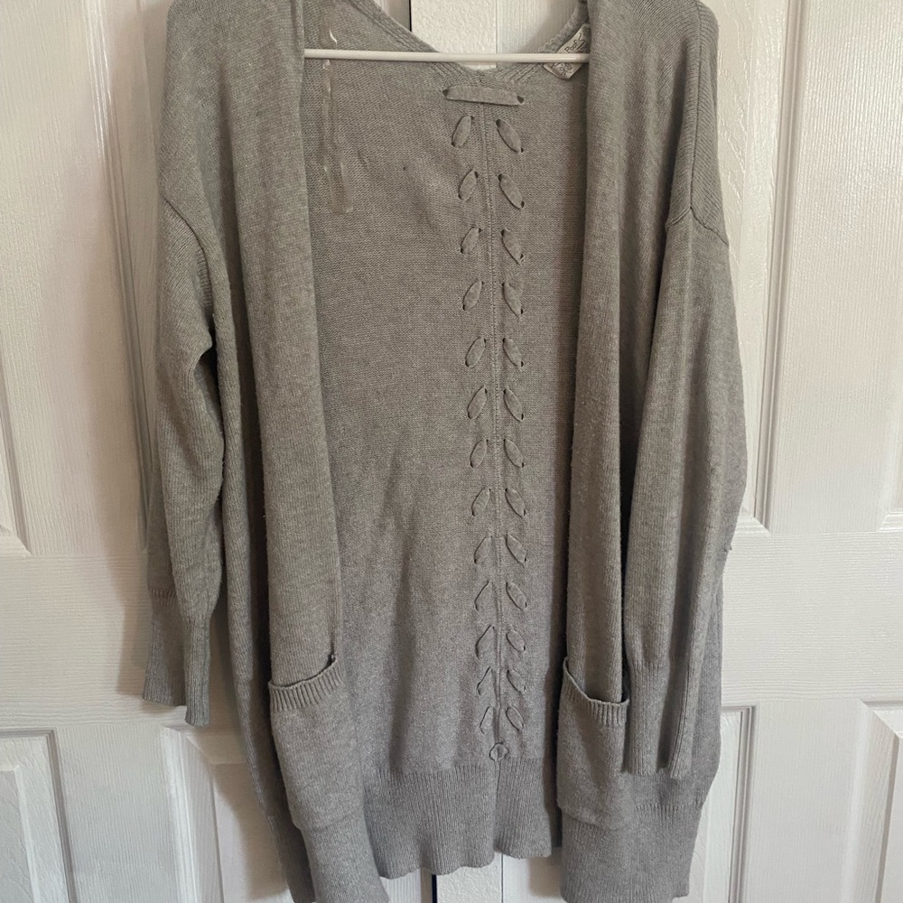 Poot Apparel Grey Cárdigan